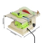 110v Upgraded Table Saw Jewelry Rock Polishing Buffer Bench Lathe Polisher 1380w