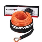  3 16    Winch Rope Cable 50 Ft 8500 Lbs Atv utv Synthetic Winch Rope  Orange