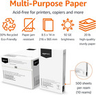 30  Recycled Multipurpose Copy   Print Paper  8 5 X 14 In  20 Lb Weight  92 Brig