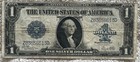 1923   1   Dollar Silver Certificate  Blue Seal  Large Size Note     Fine 