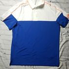 Adidas Men s Golf Polo Shirt - Size L - Upf 50 - Blue White - Nwt