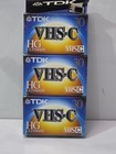         Lot Of 3 Tdk 30 Hg Ultimate Vhs-c Camcorder Videotape Video Cassette Tapes