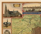 Historic Map - Antwerp Belgium Vicinity - Visscher 1624 - 23 X 27 61