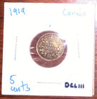 Canada 1919 5 Cent Silver Coin  Features King George V  With Free Shipping  