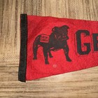 Vintage University Of Georgia Bulldogs Football Pennant Uga Dawgs With Buttons