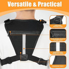 Running Chest Pack  Reflective Vest  Water Repellent  Phone Holder  Workout Bag