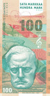 Matej Gabris Finland 100 Marks 2017 Unc Jean Sibelius Fantasy Banknote A 00364