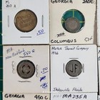 20  Different Vintage Mixed Transit Token Lot  See Photos  Our  B1090