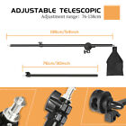 Us 75 -135 Cm Studio Light Stand Flash Softbox Telescopic Boom Arm With Sandbag