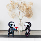 Sugar Skull Couple Statue Decor Figurines Day Of The Dead Decorations
