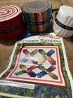 Cozy Quilt Designs Cotton Rainbow Pixie Party Pattern And 3 Rolls Dell   orco