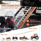 85  X 54  Extra Wide Aluminum Foldable Ramp 1500lbs Capacity Loading Ramp