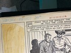 The Lone Ranger Comic Strip Art 1961 Original Art Newspaper Funnies Western X1