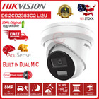Hik Acusense 8mp Ds-2cd2383g2-li2u Night Vision Dual Mic 2 8mm Ip Camera