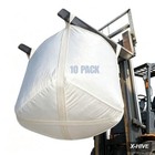 Fibc Bulk Bag 35x35x43in super Sack Heavy Duty pack Of 10