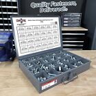 Metric Socket Head Cap Screws Zinc Clear Coarse Thread Assortment - 453 Pcs