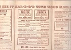 Vintage Rare Compton 1950 s Jerry s Pit Bar-b-q   Buena Park  Ca Menu-drive-in
