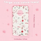 Newwiee 5 Pcs Large Towel Bib Toddler For Baby Cloth Soft    