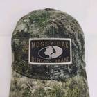 Mossy Oak Camo Hat Cap Signature Stretch Size S m Green Black