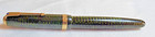 Vintage 40 s Parker Vacumatic Striped Fountain Pen Emerald Pearl Major Diamond  