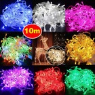 Fairy String Light Lamp 10m-100m Led Christmas Outdoor Wedding Party Waterproof