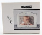 Malden  bundle Of Joy  Baby Photo Frame Silver Metal 4 X 6  Picture Holder New