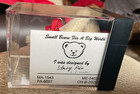 White World Of Miniature Bears Mohair Bear Boxed W  Certificate Stacy  Pio