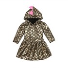 Newborn Baby Kid Girls Dinosaur Scale Party Princess Dress Outfits Costume New