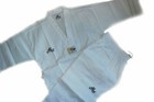 Taekwondo Uniform - White V-neck - Ribbed Material - Only Size 6 Remaining 