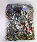 Craft Lot 11 Lbs Broken Damaged Junk Mixed Costume Jewelry Parts Misc  Bits - N