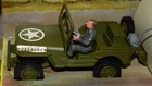Vintage Dinky No  615 Us Jeep With 105mm Howitzer Gun Diecast In Original Box