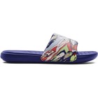 Under Armour 3024434 Men s Ua Ansa Graphic Fix Slides  Bauhaus Blue  Size 8