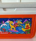  Vintage Rare 90s Nickelodeon Coleman Cooler Lunch Doowop Dinosaurs Doowopasaurs
