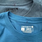 Lot Of 2 Carhartt Loose Fit Pocket T-shirts Mens Large Blue Workwear Casual Tee