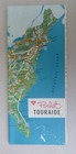 1963 United States Atlas Road Map Conoco Oil Gas Early Interstate 16 Pg Touraide