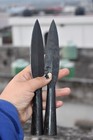 Medieval Viking Leaf Design High Carbon Steel Spearhead Set Of 2