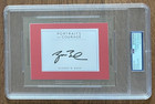 George W Bush Signed Bookplate Psa Dna Autograph President Bas Jsa Political