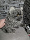 Vintage Avanti Applause Grey Persian Plush Cat Stuffed Animal Gray Kitty