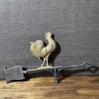 Vintage Metal Rooster Weathervane 24    Long Farmhouse Primitive