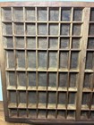 Vintage Atf Wooden Letterpress Printer   s Tray Type Case Shadow Box Display 22x16