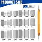 108 Pcs Watch Band Pins Replacement Kit  Watch Spring Bar Tool  Diameter 1 5m   