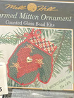 Vtg Mill Hill Christmas Ornament Counted Glass Bead Craft Kits Penguin Stocking