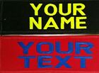 Custom Patches 2 X 6 Inch Sew On Or Hook Fastener Several Colors