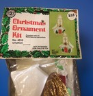 1980 2 Vintage Holiday Walco Beaded Christmas Ornament Kit Church Sequins Craft