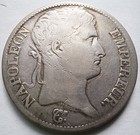 1811 A France Napoleon I 5 Francs Paris  900 Silver Coin Fine Details