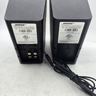 Bose Mediamate Computer Speakers Black Pc Tested Works W power Adapter