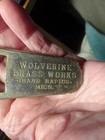 Antique Bottle Opener  wolverine Brass Works  Grand Rapids Michigan
