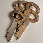 New York Insane Asylum Cast Iron 5-key Set