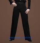 Men Boy Ballroom Latin Modern Tango Salsa Competition Dance Pants Trousers 26-38