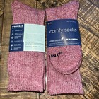 2 Pair Virgin Atlantic Bombas Comfy Socks Large